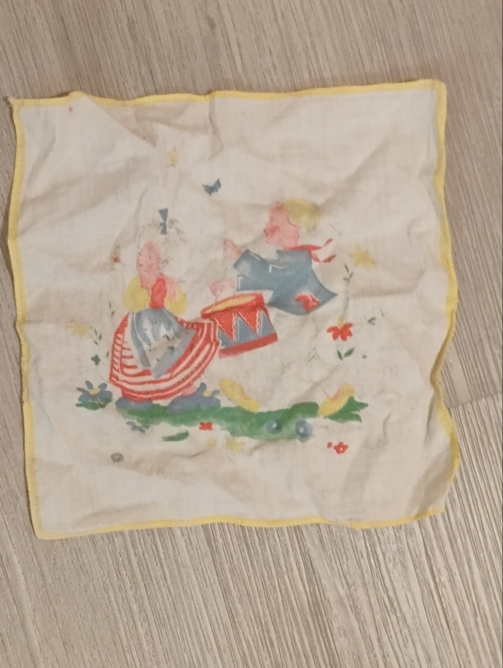 Vintage 1950s 1960s Music Parade Handkerchief Os